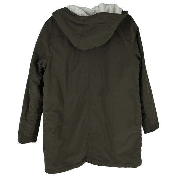 Abercrombie & Fitch Men's Sherpa Lined Military Parka size: MEDIUM - Picture 4 of 5